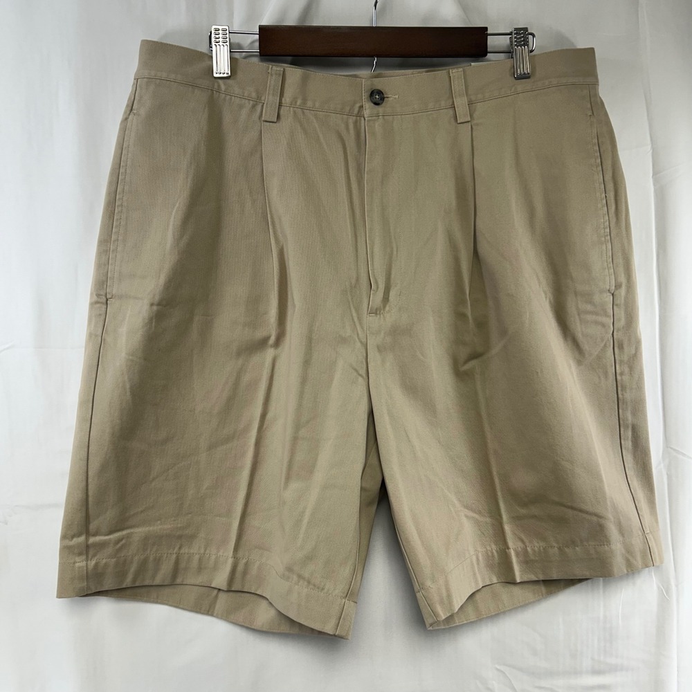 Callaway Golf Shorts Mens 38 Khaki Tan Pleated Sport Classics CS 65182 NWT